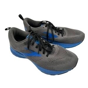 Brooks Revel 4 Men's Running Shoes‎ Gray Blue Athletic Sneakers Size 9 Training